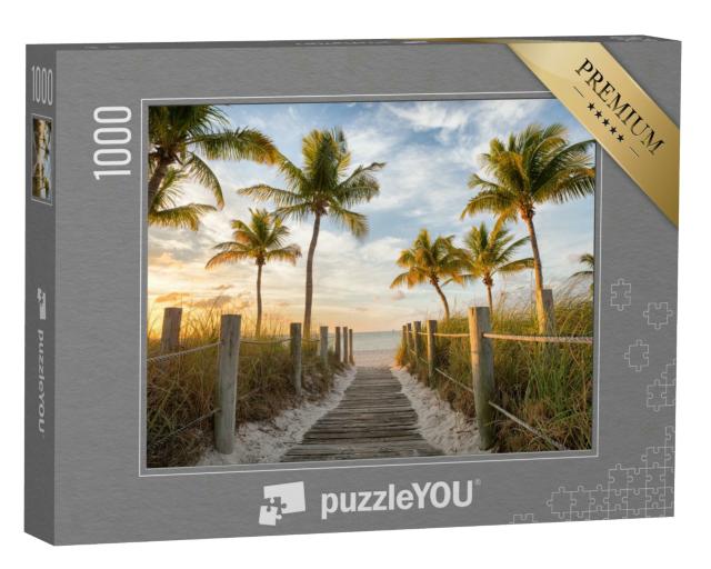 Puzzle 1000 Teile „Steg zum Smathers Strand, Key West, Florida“