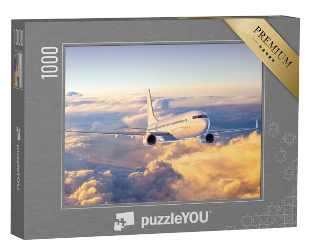 Puzzle 1000 Teile „Flugzeug am Himmel“