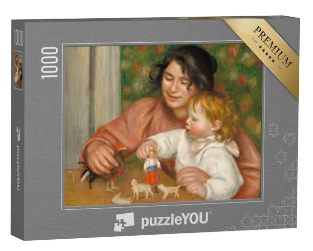 Puzzle 1000 Teile „Auguste Renoir - Kind mit Spielzeug, Gabrielle und der Sohn des Künstlers“