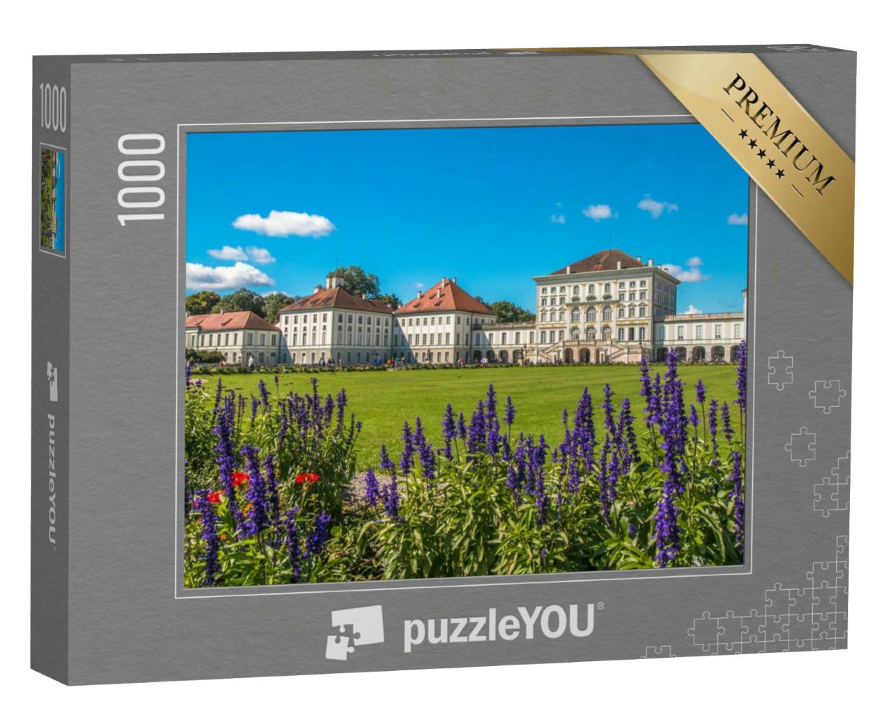 Puzzle 1000 Teile „Wunderschönes Schloss Nymphenburg in München“