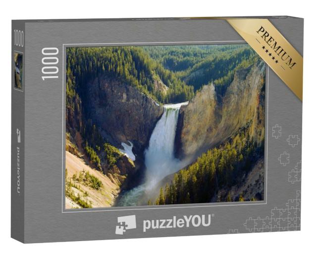 Puzzle 1000 Teile „Grand Canyon des Yellowstone Nationalparks“