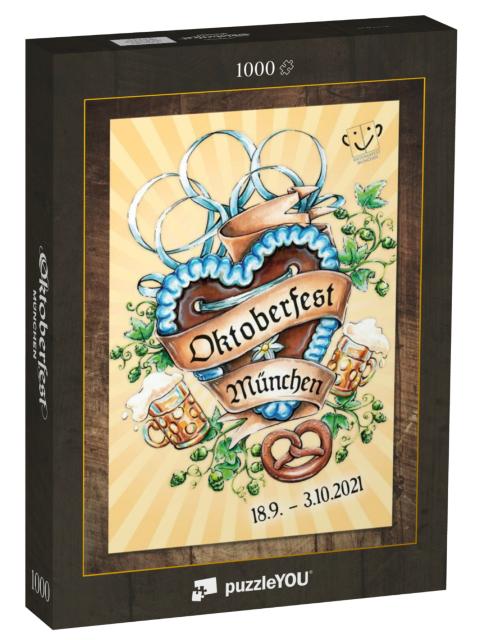 Puzzle 1000 Teile „OKTOBERFEST™ 2021 JAHRESMOTIV“