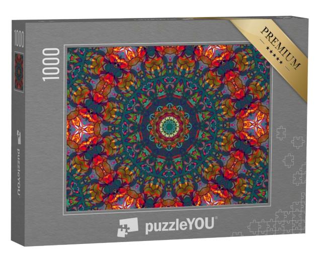 Puzzle 1000 Teile „Mandala-Aquarell“