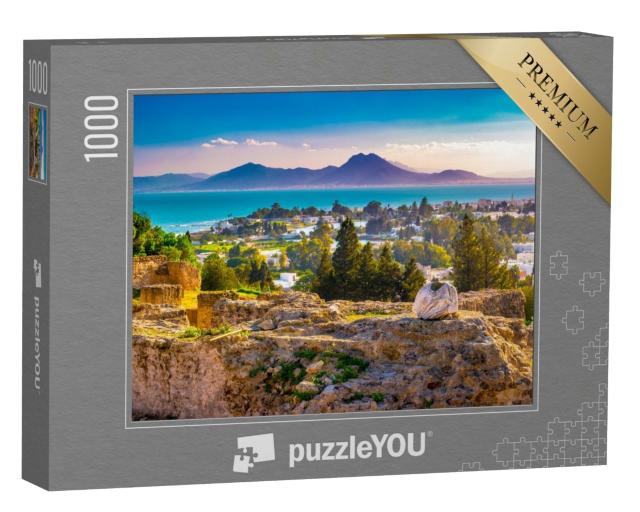 Puzzle 1000 Teile „Antike Überreste von Karthago, Tunis, Tunesien“