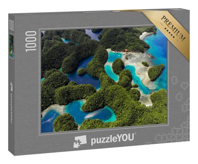 Puzzle 1000 Teile „Faszinierende Luftaufnahme, Siargao, Philippinen“