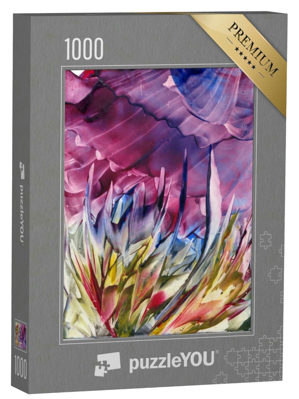 Puzzle 1000 Teile „Abstrakte Blume“