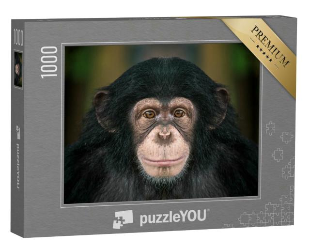 Puzzle 1000 Teile „Schimpansen“