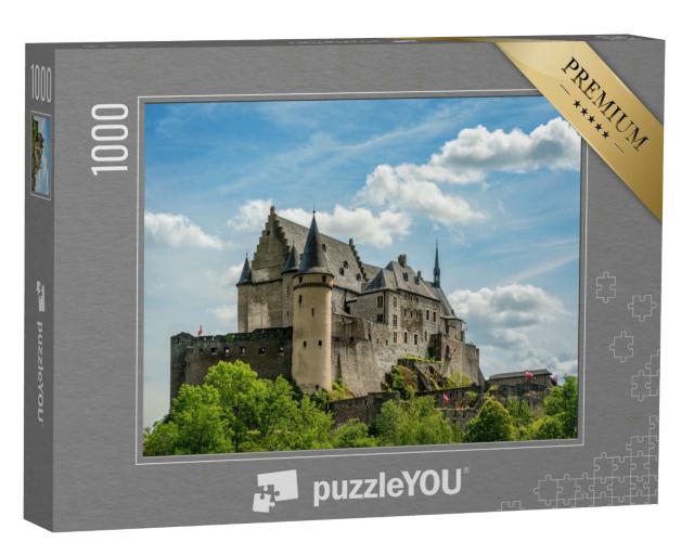 Puzzle 1000 Teile „Burg von Vianden in Luxemburg, Wahrzeichen der Region“