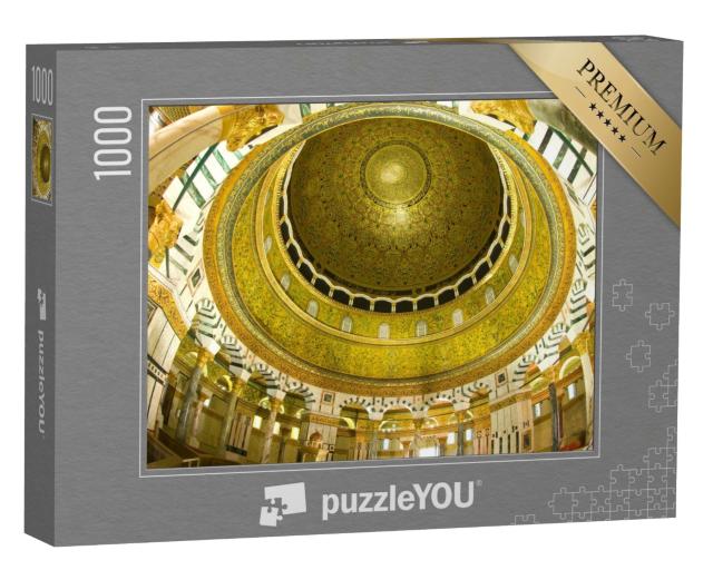 Puzzle 1000 Teile „Innenansicht der Kuppel des Felsendoms, Jerusalem“