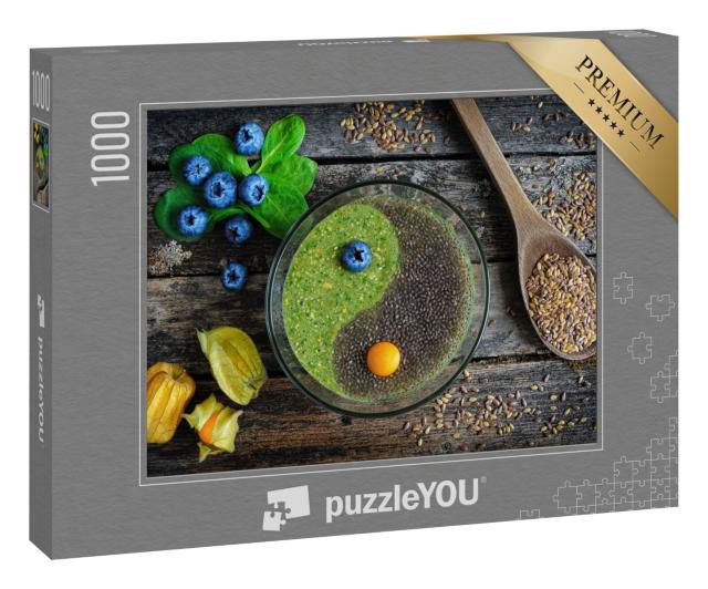Puzzle 1000 Teile „Leinsamenbrei mit Chia“
