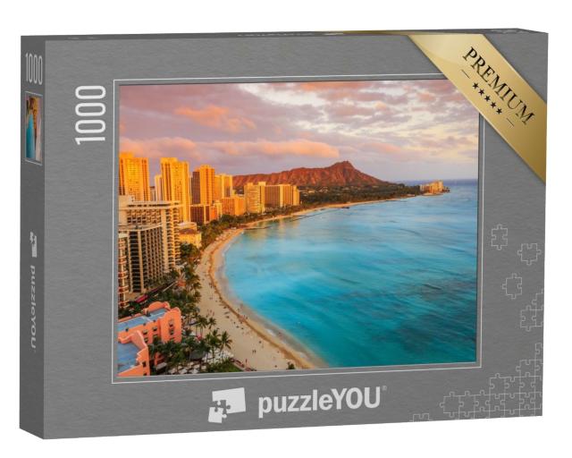 Puzzle 1000 Teile „Skyline von Honolulu, Hawaii“