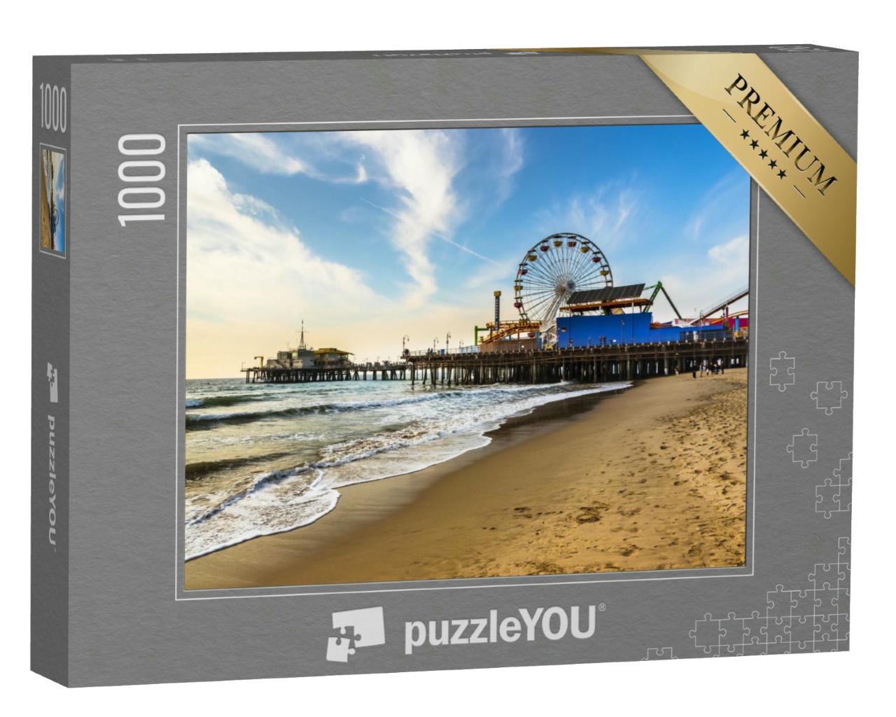 Puzzle 1000 Teile „Wintermorgen am Santa Monica Pier“