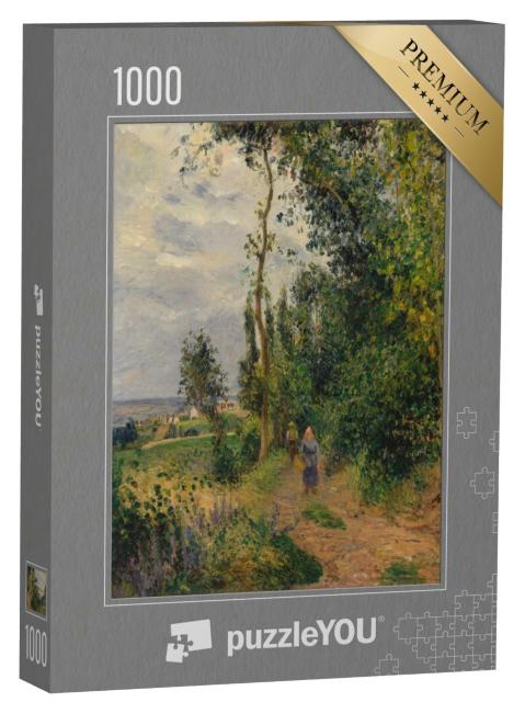 Puzzle 1000 Teile „Camille Pissarro - Côte des Grouettes, in der Nähe von Pontoise“