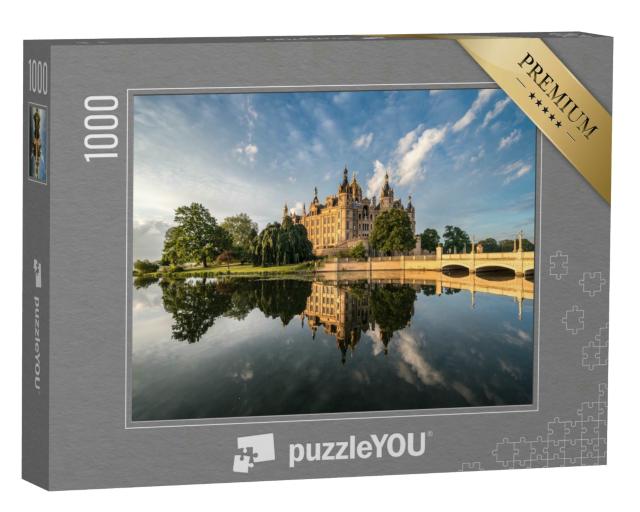 Puzzle 1000 Teile „Schloss Schwerin, das Neuschwanstein des Nordens“
