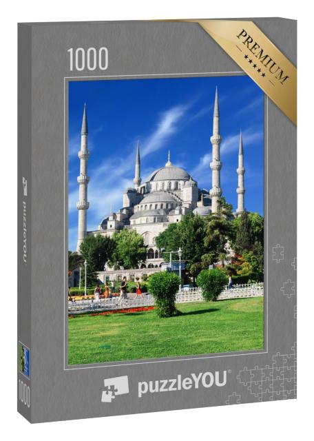 Puzzle 1000 Teile „Die Blaue Moschee von Istanbul, Türkei“