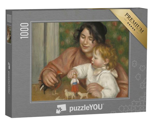 Puzzle 1000 Teile „Kind mit Spielzeug, Auguste Renoir, 1895-96 “