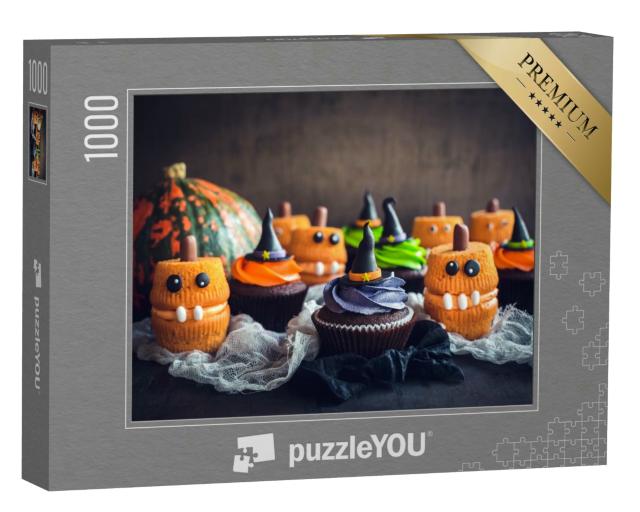 Puzzle 1000 Teile „Lustig-gruseliges Halloweengebäck“