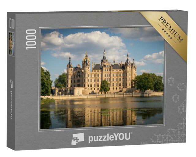 Puzzle 1000 Teile „Beeindruckendes Schweriner Schloss“