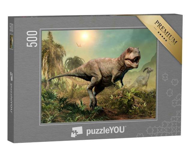 Puzzle 500 Teile „Tyrannosaurus rex “