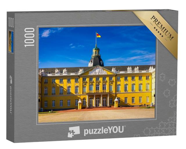 Puzzle 1000 Teile „Das Karlsruher Schloss aus dem 18. Jahrhundert, Baden-Württemberg“