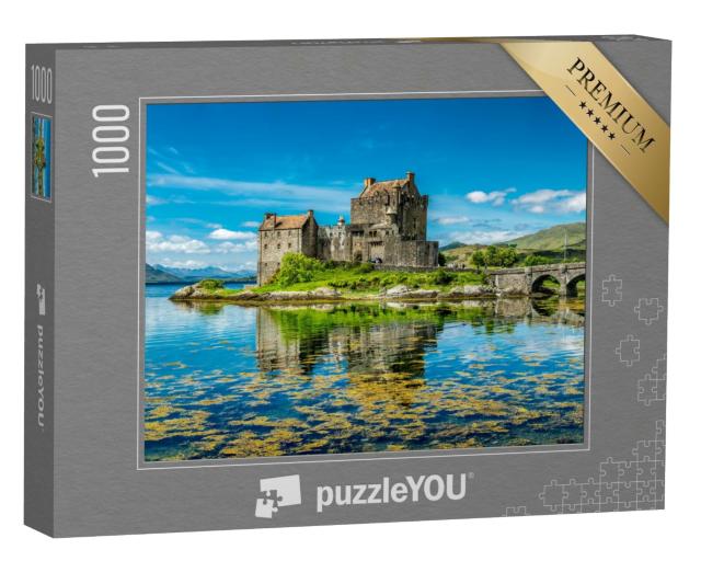 Puzzle 1000 Teile „Sommerliches Schloss von Dornie, Schottland“