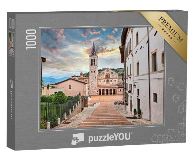 Puzzle 1000 Teile „Kathedrale Santa Maria Assunta, Spoleto, Umbrien, Italien“