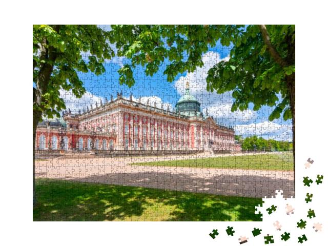 Puzzle 1000 Teile „Neues Palais, Schloss Sanssouci, Potsdam, Deutschland“