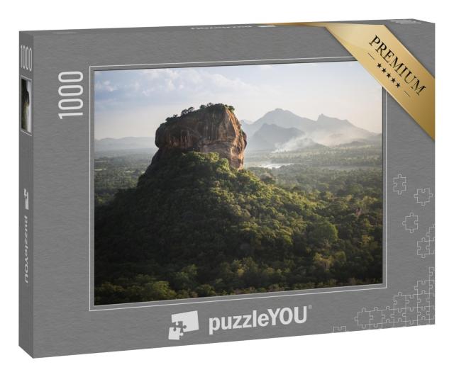 Puzzle 1000 Teile „Die atemberaubende Löwenfelsenfestung Sigiriya in Sri Lanka“