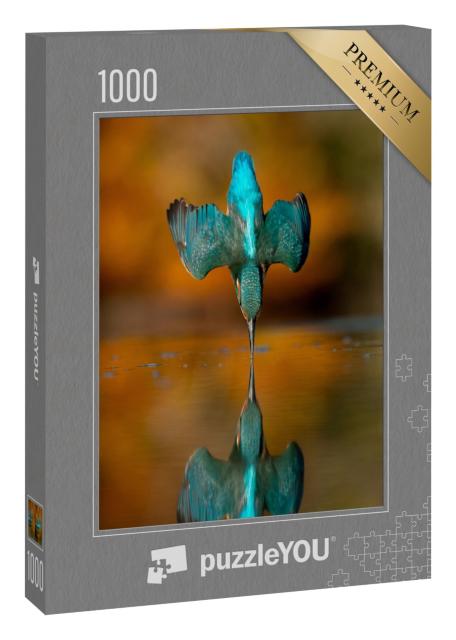 Puzzle 1000 Teile „Eisvogel taucht“
