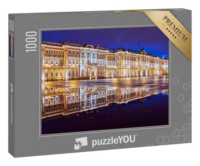 Puzzle 1000 Teile „Eremitage am Schlossplatz, St. Petersburg“