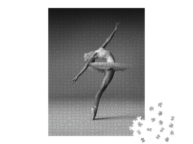 Puzzle 1000 Teile „Ballerina in Tanzpose “