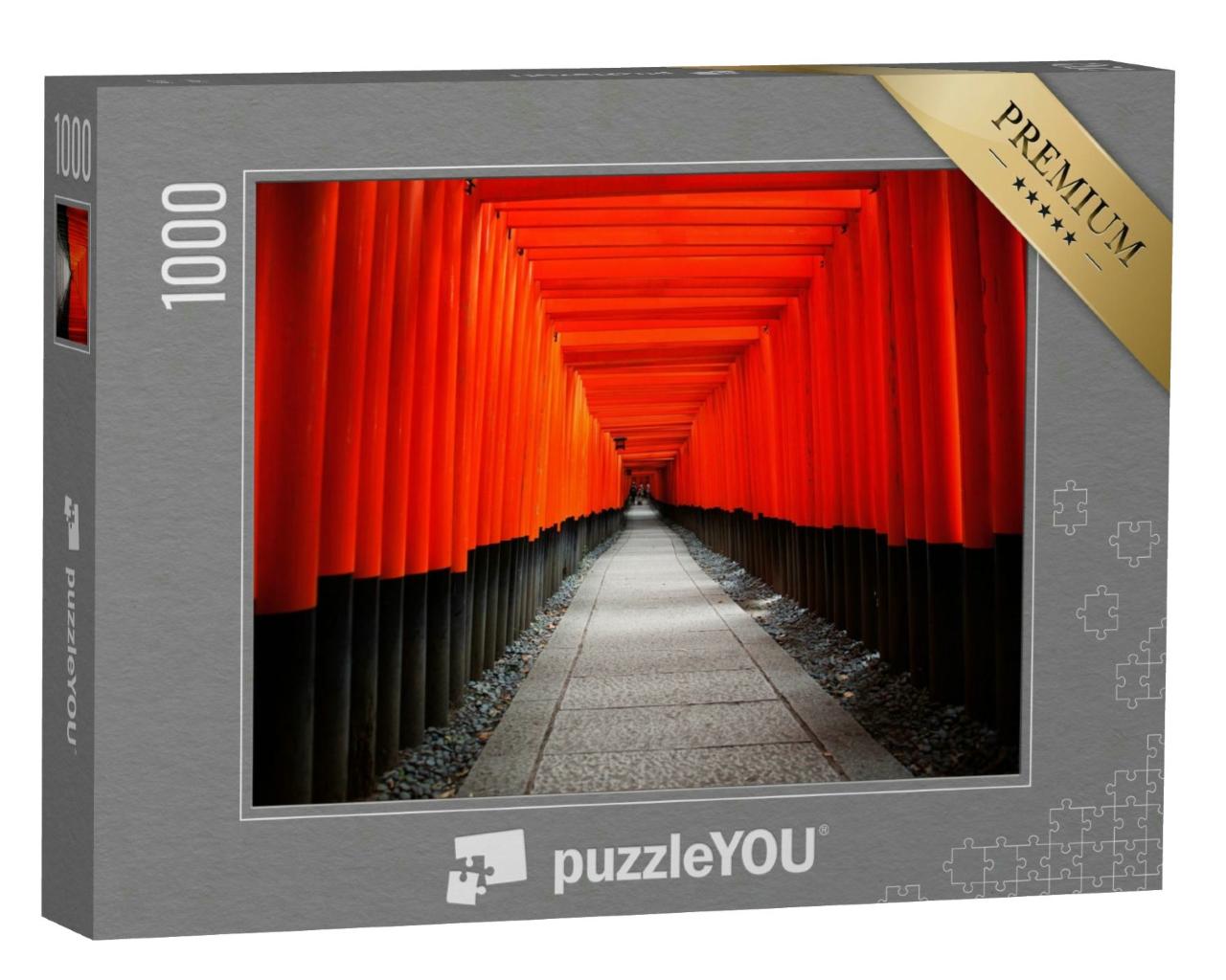 Puzzle 1000 Teile „Fushimi Inari Taisha in Kyoto, Japan“