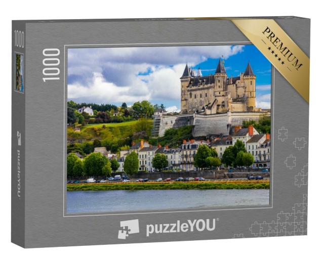 Puzzle 1000 Teile „Mittelalterliches Schloss in Saumur, Loire-Tal, Frankreich“
