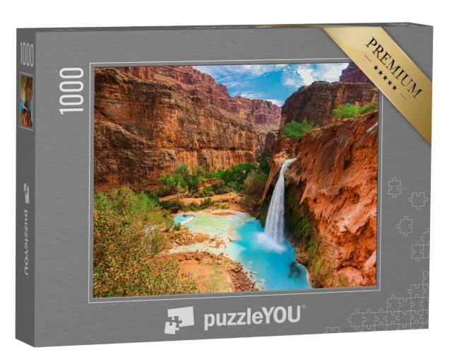 Puzzle 1000 Teile „Havasu Falls im Grand Canyon, Arizona“