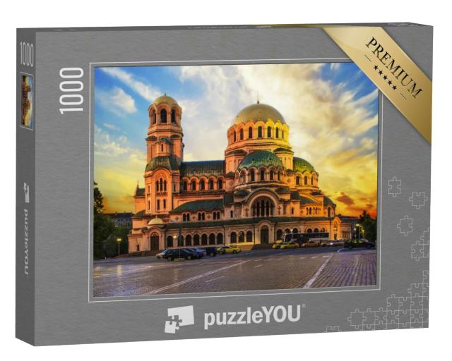 Puzzle 1000 Teile „Blick auf die Alexander-Newski-Kathedrale in Sofia, Bulgarien“