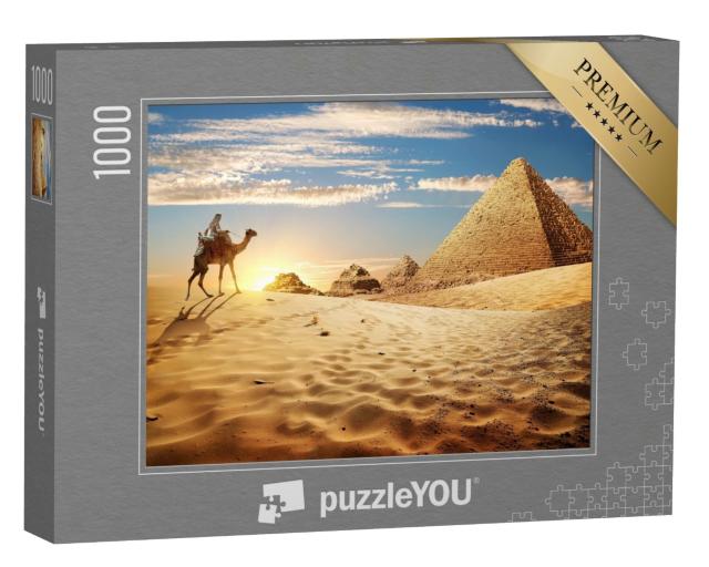 Puzzle 1000 Teile „Sonnenuntergang in der Wüste“