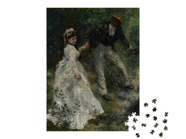 Puzzle 1000 Teile „La Promenade, Auguste Renoir 1870“
