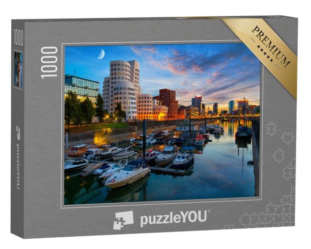 Puzzle 1000 Teile „Düsseldorfer Medienhafen“