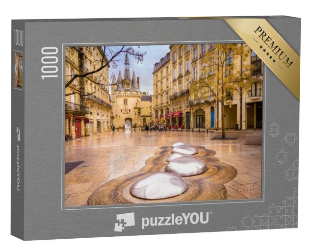 Puzzle 1000 Teile „Die Porte Cailhau oder Porte du Palais ist ein ehemaliges Stadttor der Stadt Bordeaux“