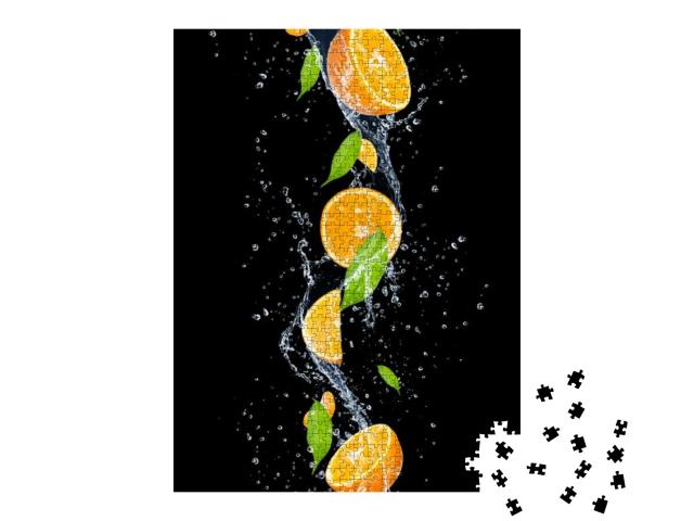 Puzzle 1000 Teile „Orangen im Wasser“