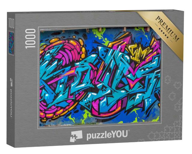 Puzzle 1000 Teile „Abstrakte Zeichnungen im Graffiti-Style“