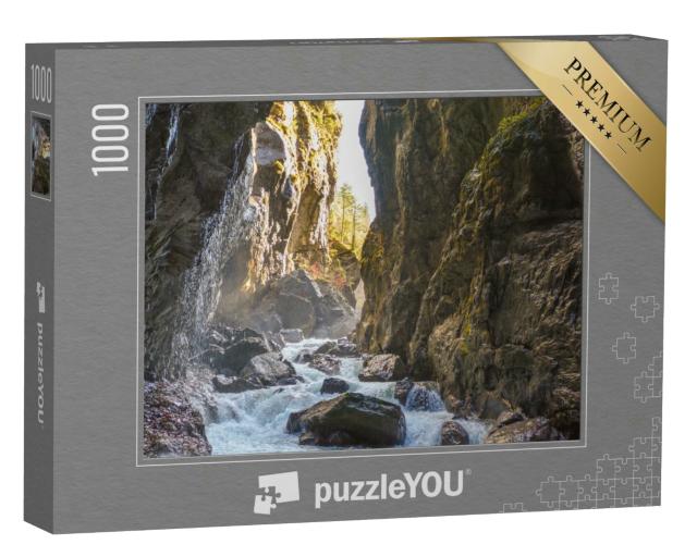Puzzle 1000 Teile „Wilde Partnachklamm in Garmisch-Partenkirchen, Deutschland“