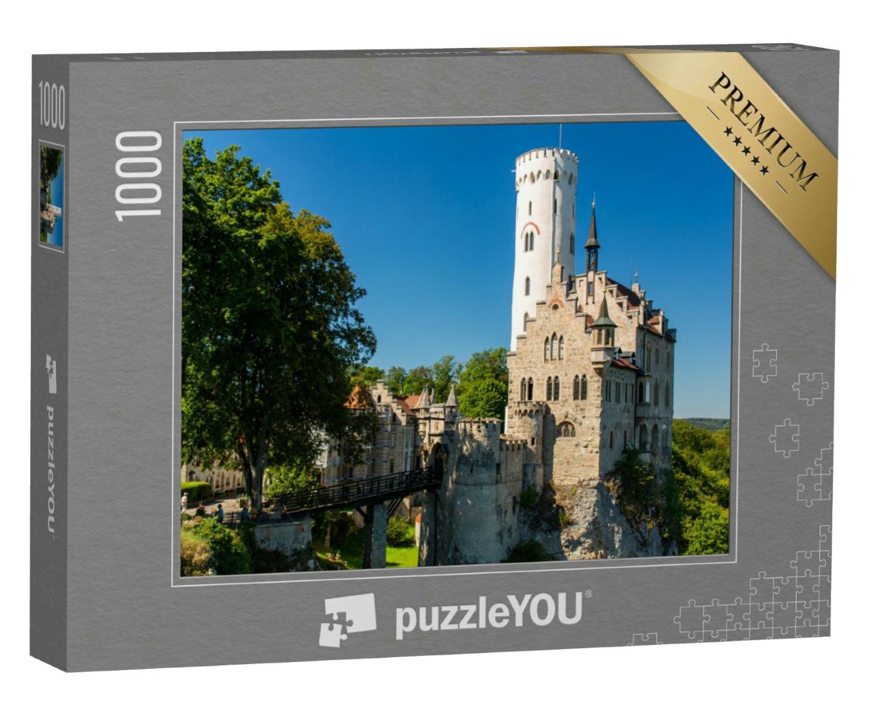 Puzzle 1000 Teile „Märchenschloss Lichtenstein, Baden-Württemberg“
