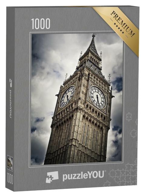 Puzzle 1000 Teile „Stimmungsvolle Aufnahme des Big Ben, London, England“