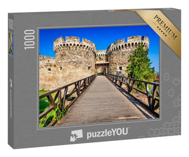 Puzzle 1000 Teile „Eingang der Festung Kalemegdan in Belgrad, Serbien“