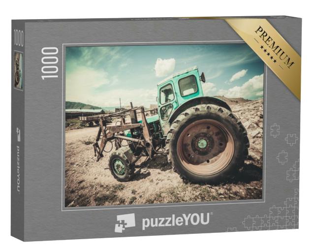 Puzzle 1000 Teile „Alter Traktor“