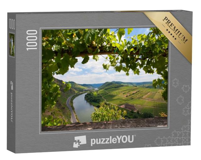 Puzzle 1000 Teile „Panoramablick auf das Moseltal in Deutschland“