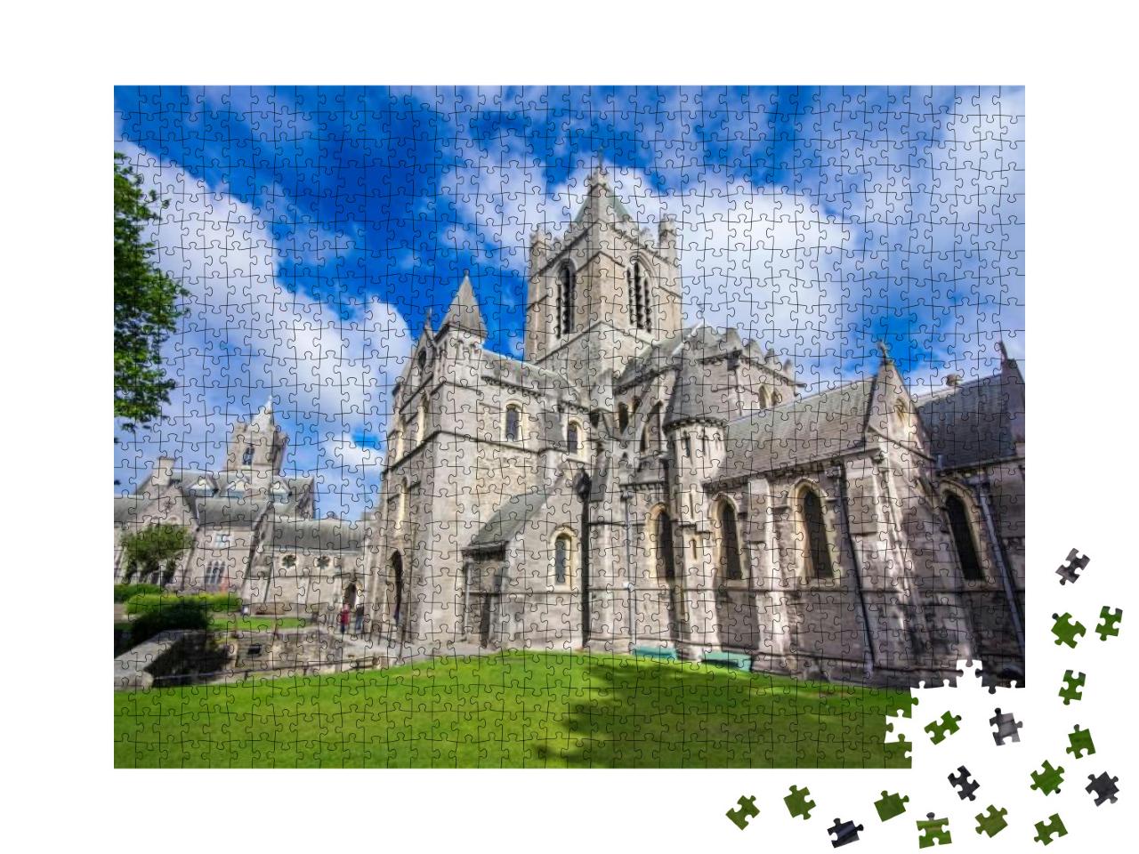 Puzzle 1000 Teile „Dublin: Schöne Christ Church Kathedrale, Irland“