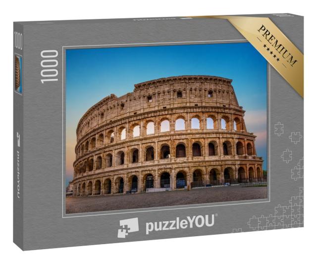Puzzle 1000 Teile „Kolosseum in Rom, das Gebäude aus der Antike, Italien“
