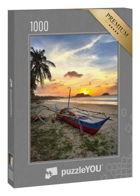 Puzzle 1000 Teile „Sonnenuntergang auf Palawan, Philippinen“